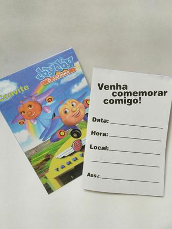 Convite Jay Jay O Jatinho 08 Unidades