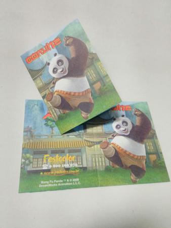 Convite Kung Fu Panda 08 Unidades