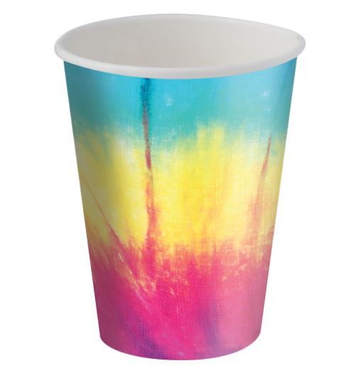 Copo Papel 200ml Tie Dye 08 Unidades