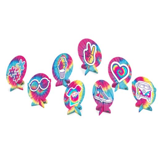 Decorao De Mesa Tie Dye 08 Unidades