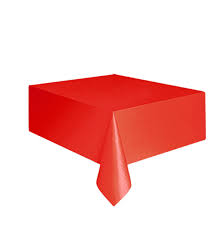 Toalha De Mesa Happy Line Vermelha Unidade