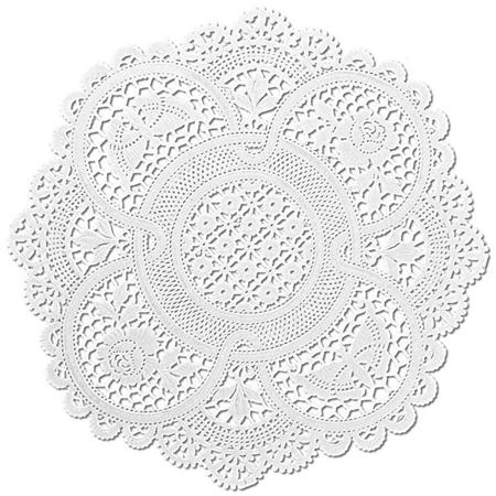 Toalha De Renda Branca M251 100 Unidades