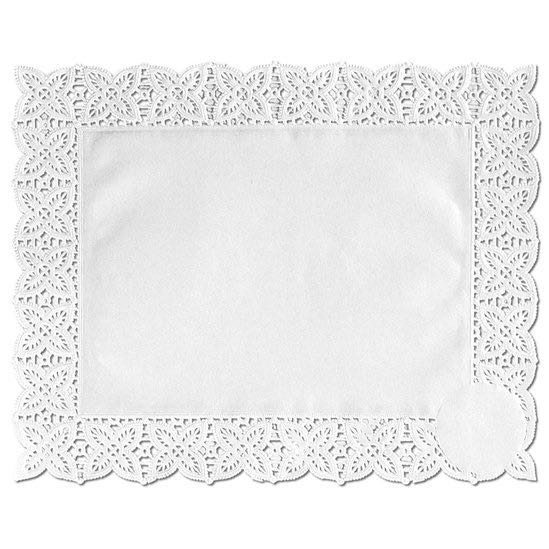 Toalha De Renda Branca M2520 100 Unidades
