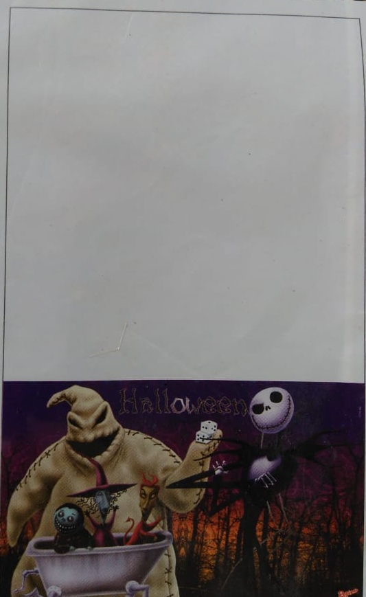 Toalha Plstica Halloween Disney Unidade
