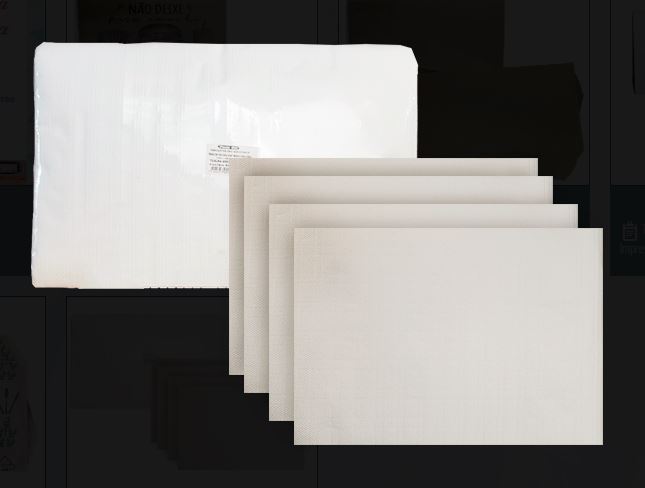 Toalha Americana 25x36 Kraft Lisa Branca 500 Unidades