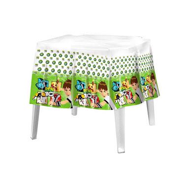 Toalha Plstica De Mesa Ben 10 Unidade