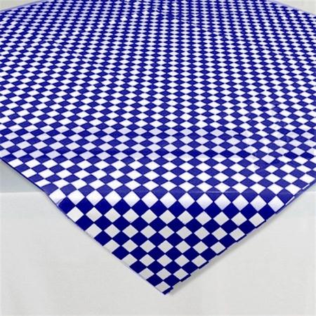 Toalha 78x78 Xadrez Azul Escuro