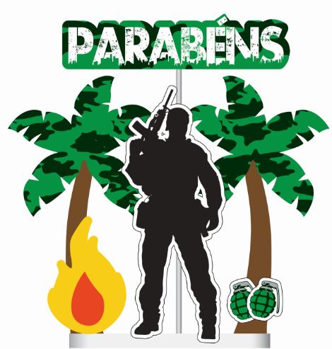 Topo De Bolo Fire 04 Unidades