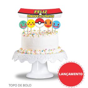 Topo Bolo Pocket Monster 05 Unidades