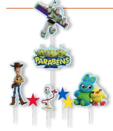 Topo de Bolo Toy Story 07 Itens