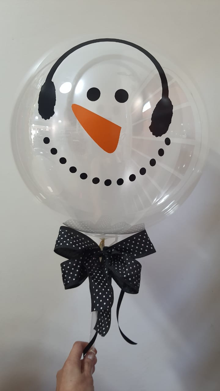 Topo de Bolo Personalizado Natal 5 Polegadas Unidade