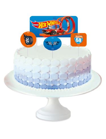 Topper Para Bolo Hot Wheels Unidade