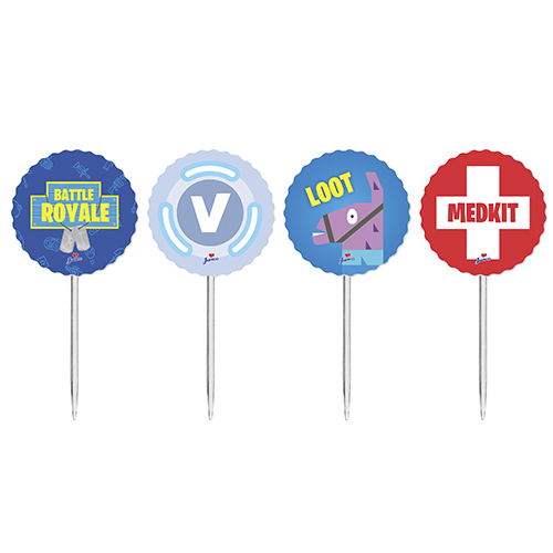 Toppers Para Doces Battle Royale 08 Unidades