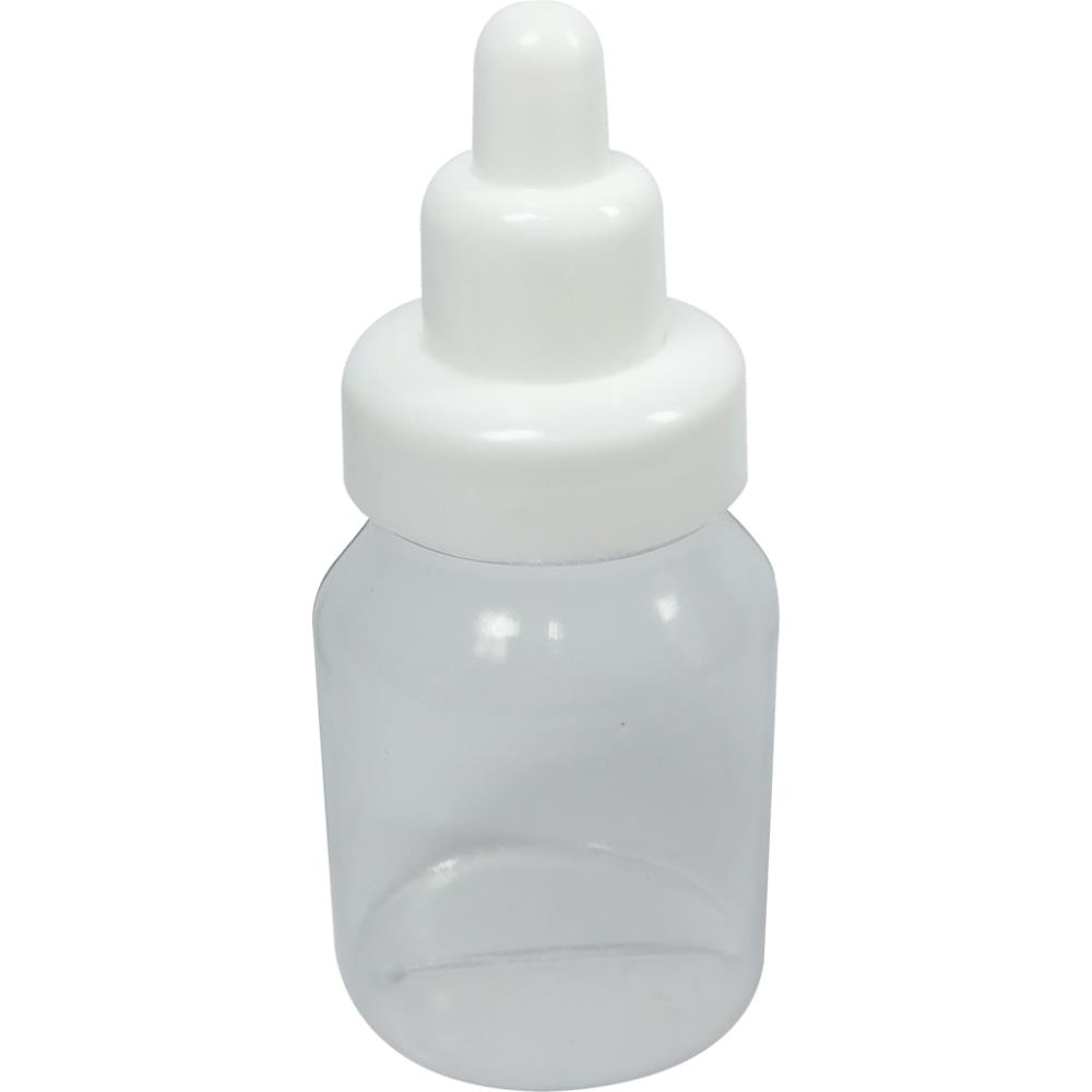 Mini Mamadeira Com Bico Plstico Branca