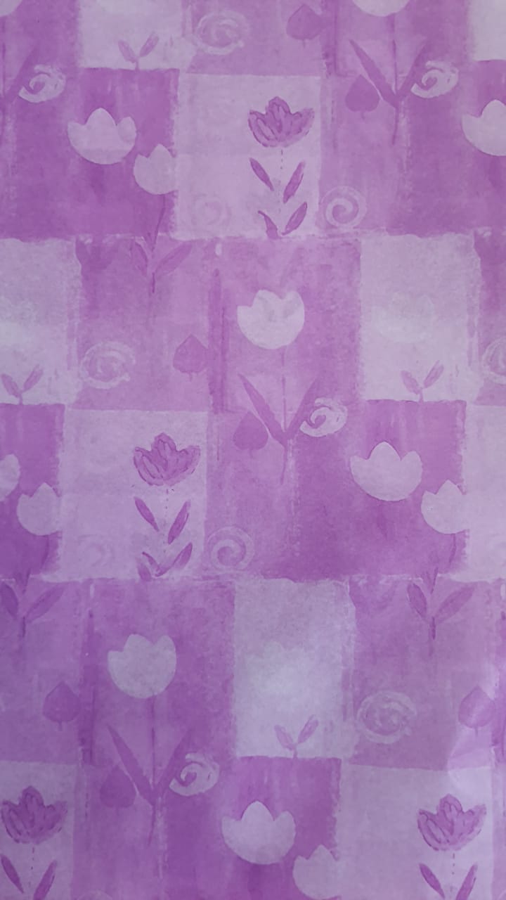 Papel Seda 50x70 Flor Tulipa Lils 50 Unidades