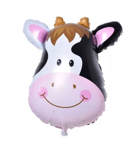 Balo Metalizado Neotrentina 30cm Vaca Unidade