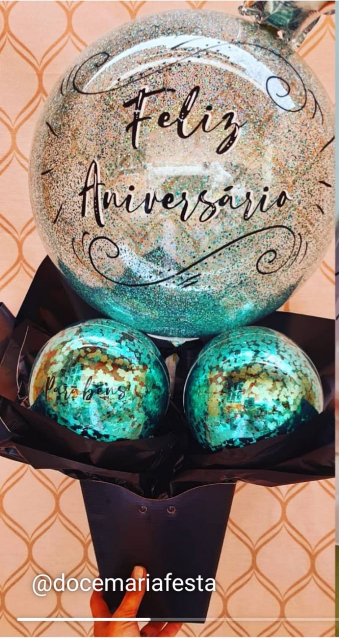 Vaso De Bubble 18 Polegadas e 02 Mini Bubbles Personalizado Unidade