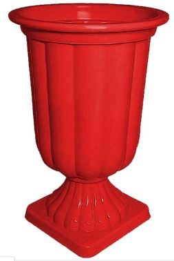 Vaso Grego Vermelho