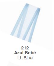 Fita Progresso Voal Com Aurela Acetinada 10m 22mm Cor 212 Azul Beb