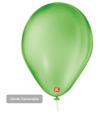 Balo N7 Cristal Verde Esmeralda 50 Unidades