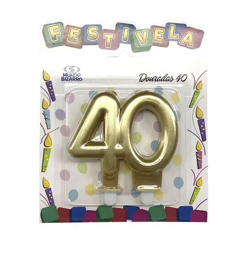 Festivelas Dourado 40 Unidade
