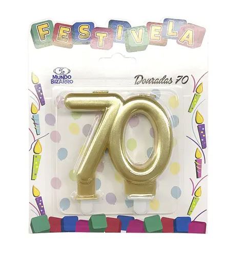 Festivelas Dourado 70 Unidade