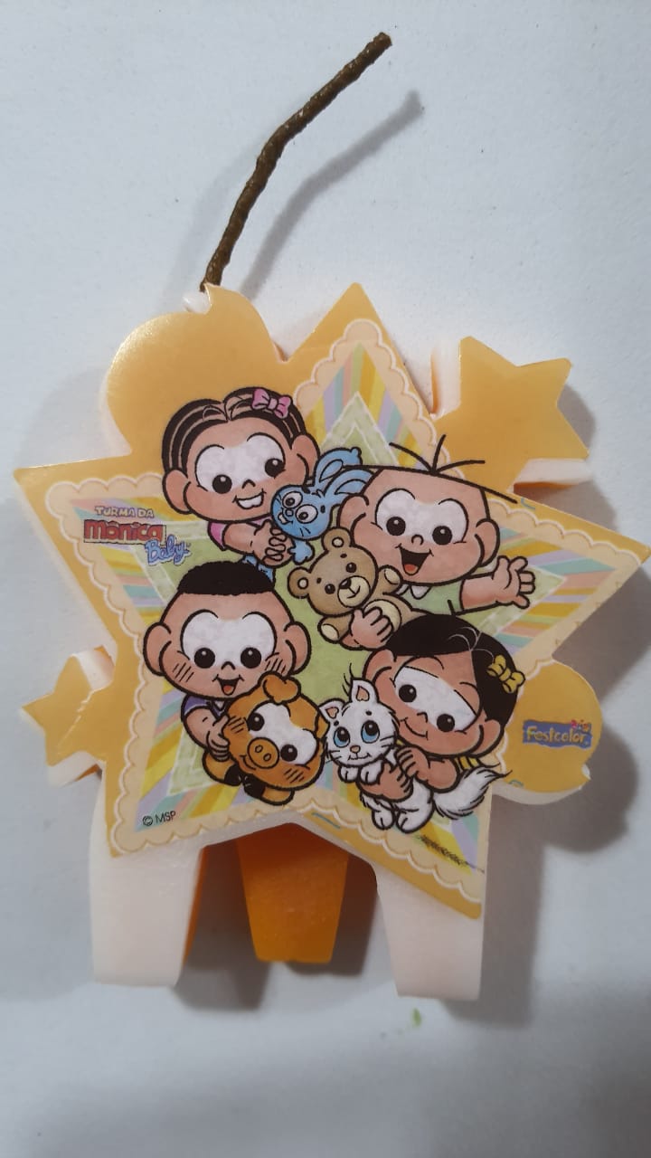 Vela Plana Turma Da Mnica Baby Unidade