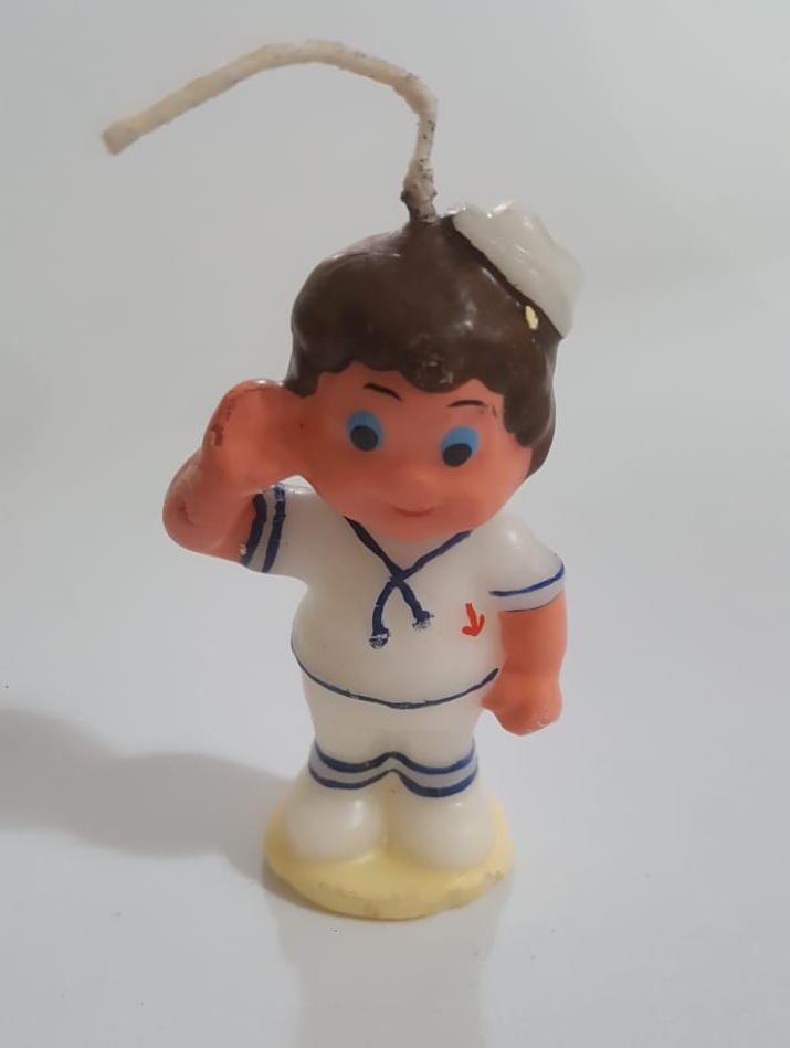 Vela Personagem Marinheiro Unidade