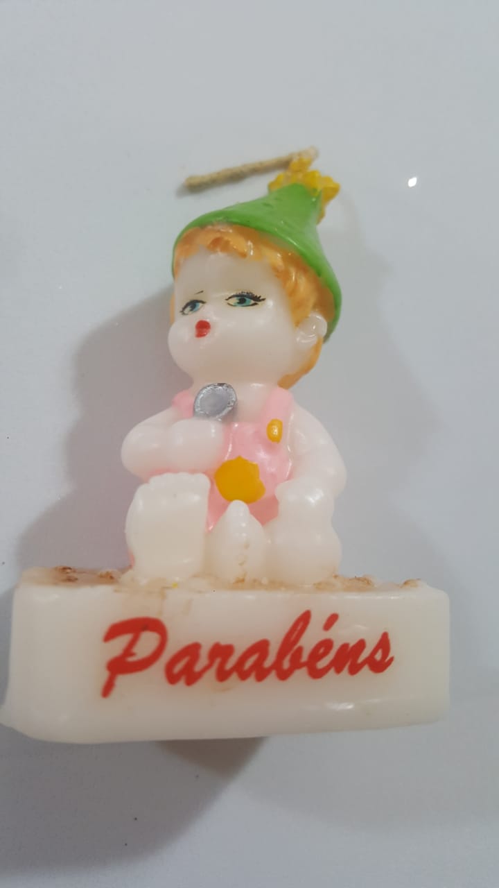 Vela Personagem Parabns Unidade