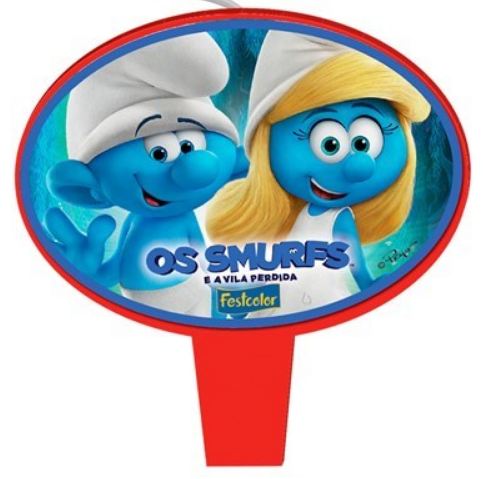 Vela Plana Smurfs Unidade