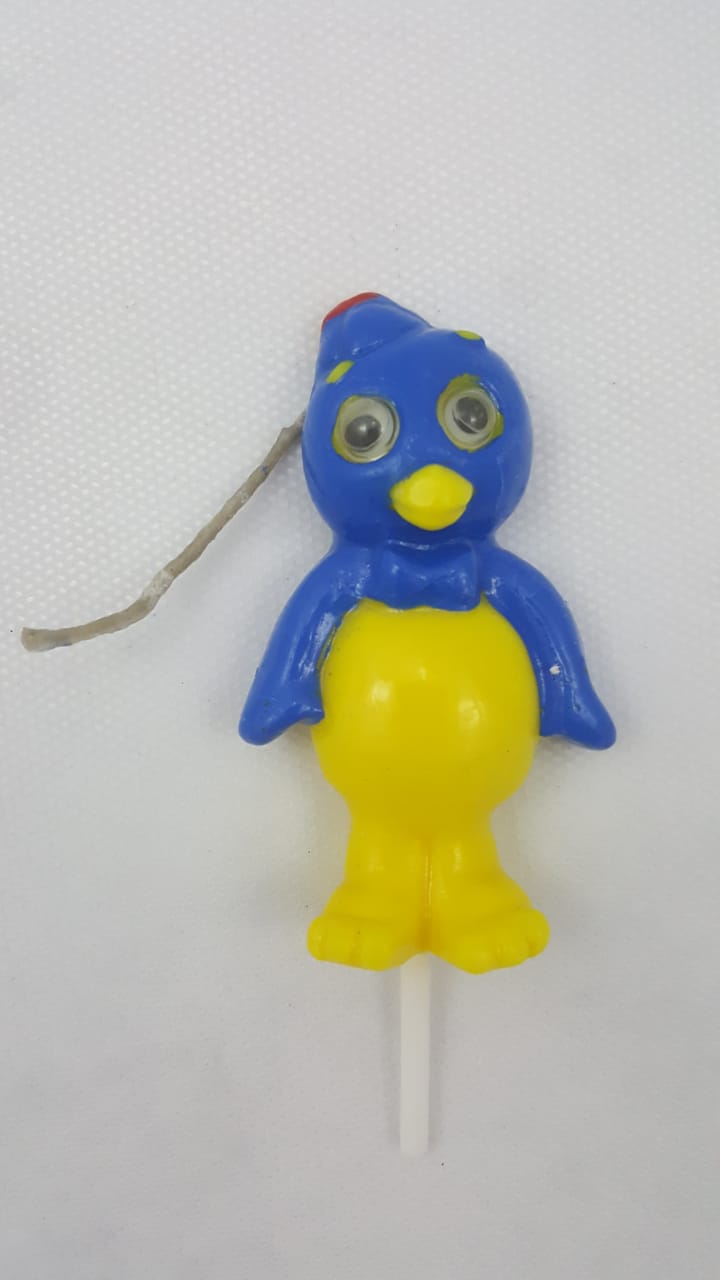 Vela Personagem Backy Azul Unidade