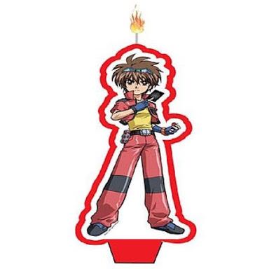 Vela 3D Bakugan Unidade