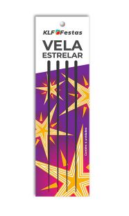 Vela Fasca Estrelar 04 Unidades
