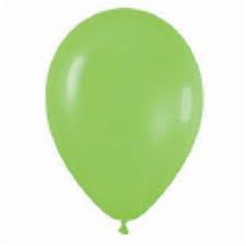 Balo N9 Liso Verde Lima 50 Unidades