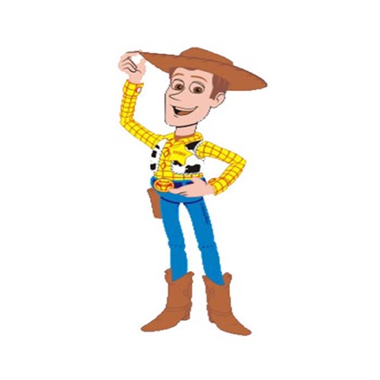 Mini Personagem Woody 06 Unidades