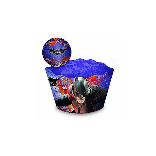 Cupcake Wrapper Batman 12 Unidades